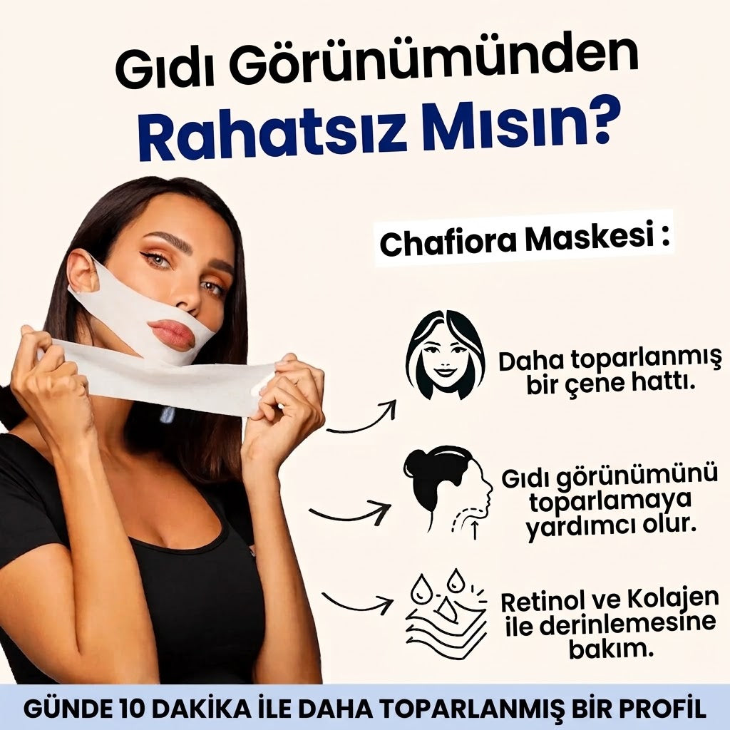 Chafiora Retinol & Kolajen Destekli Çene Altı Maskesi